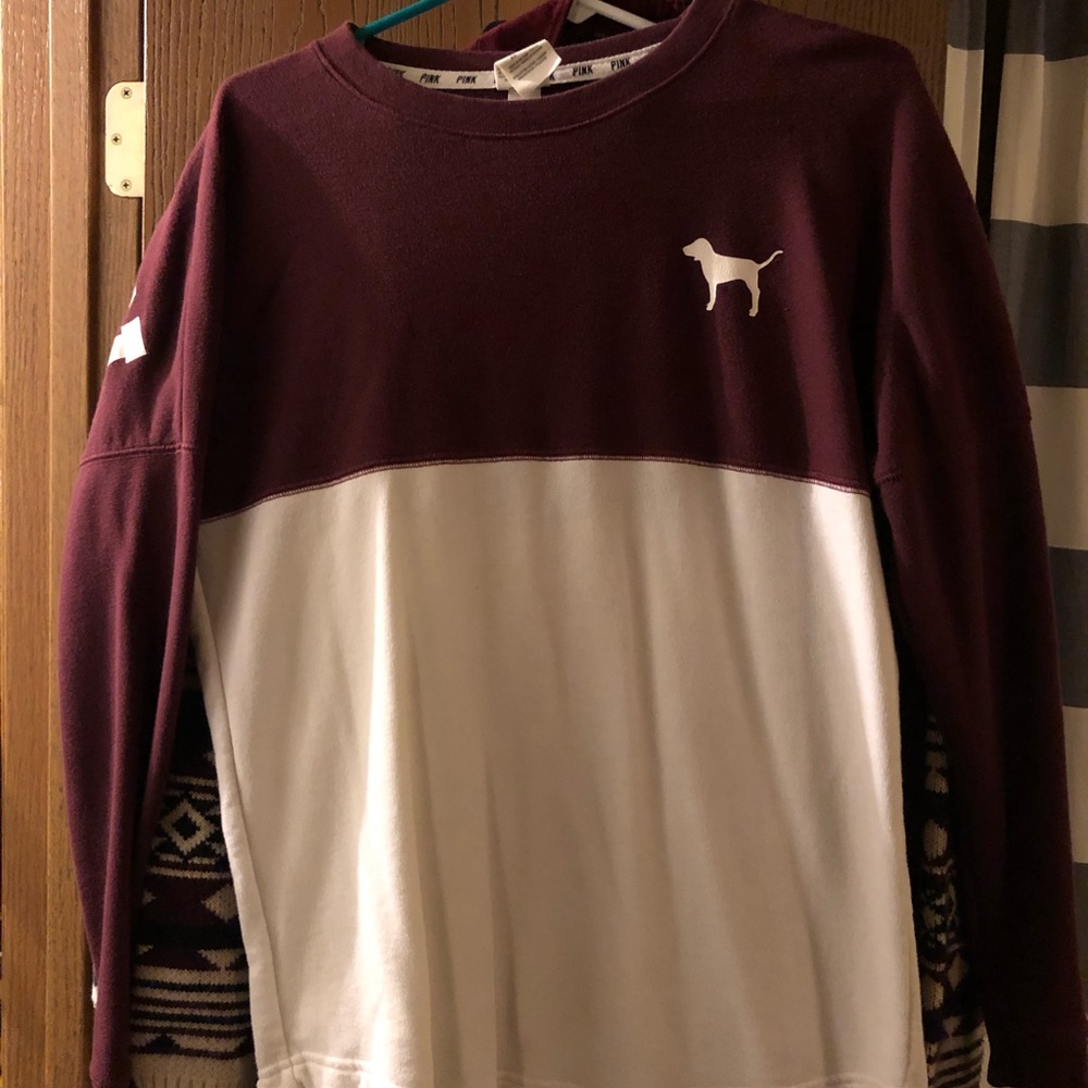 VS Pink xsmall varsity crew